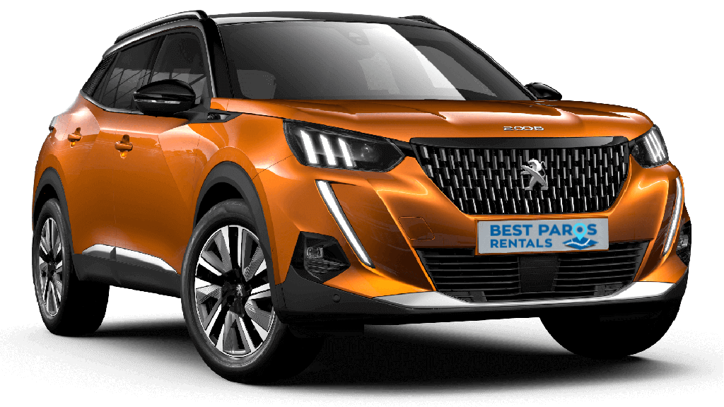 Rent a peugeot 2008 car in Paros